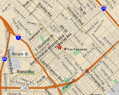 Map of office neighborhood